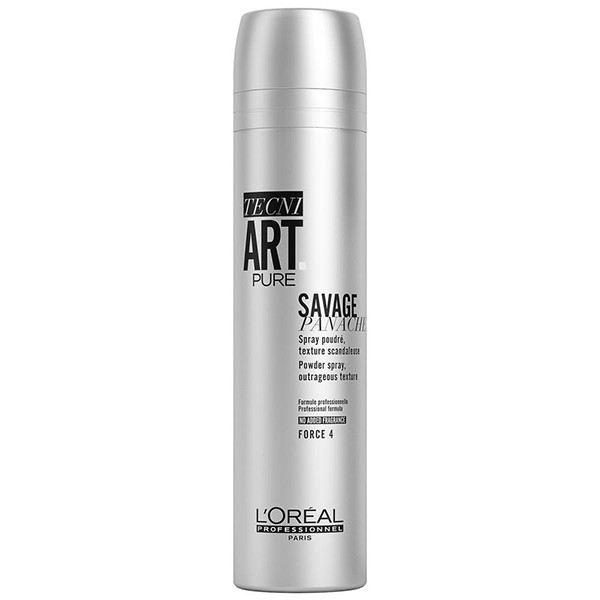 Спрей сухой L'Oreal Professionnel Tecni.Art Savage Panache Pure сильной фиксации с пудровой текстуро