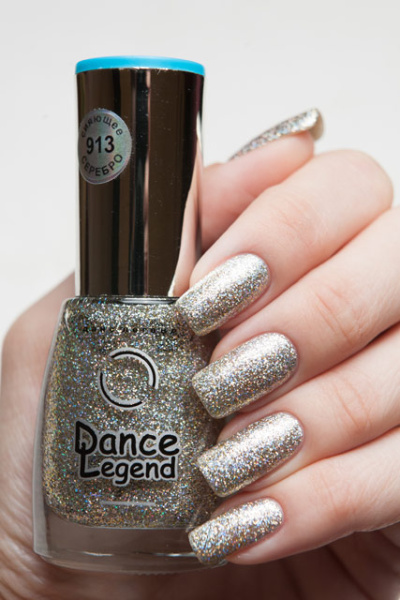 Лак Сияющее серебро №913 15 мл Dance Legend
