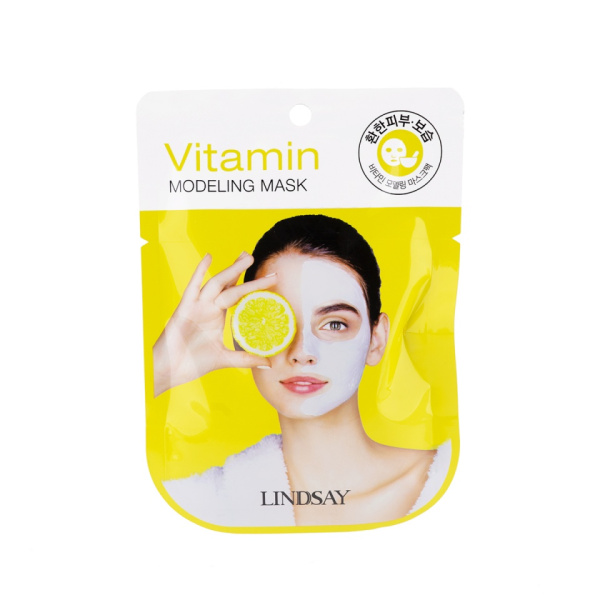 Альгинатная маска с витаминами Vitamin Modeling Mask 28 гр  Lindsay