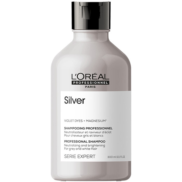 Шампунь L'Oreal Professionnel Serie Expert Silver для нейтрализации желтизны осветленных и седых вол