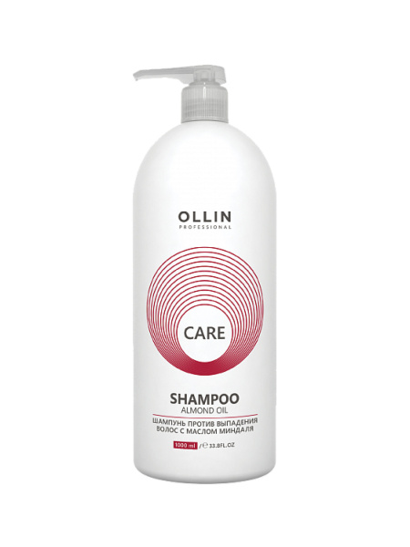 Шампунь против выпадения волос с маслом миндаля Almond Oil Shampoo 1000мл OLLIN CARE