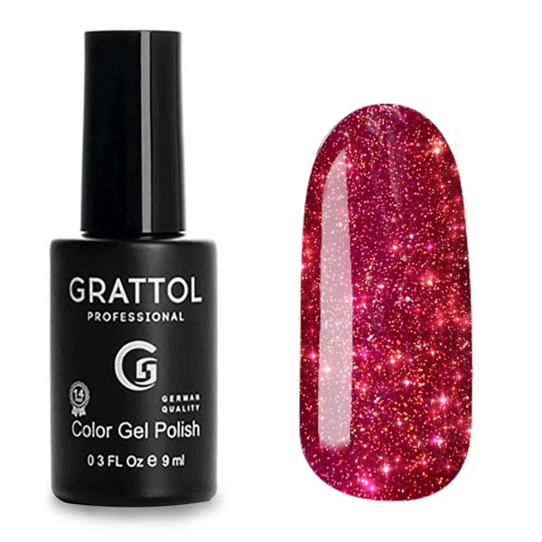 Гель-лак Color Gel Polish Bright Star 01 9 мл Grattol