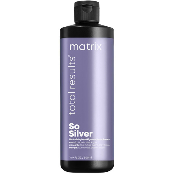Маска Matrix Total Results So Silver для интенсивной нейтрализации желтизны, 500 мл