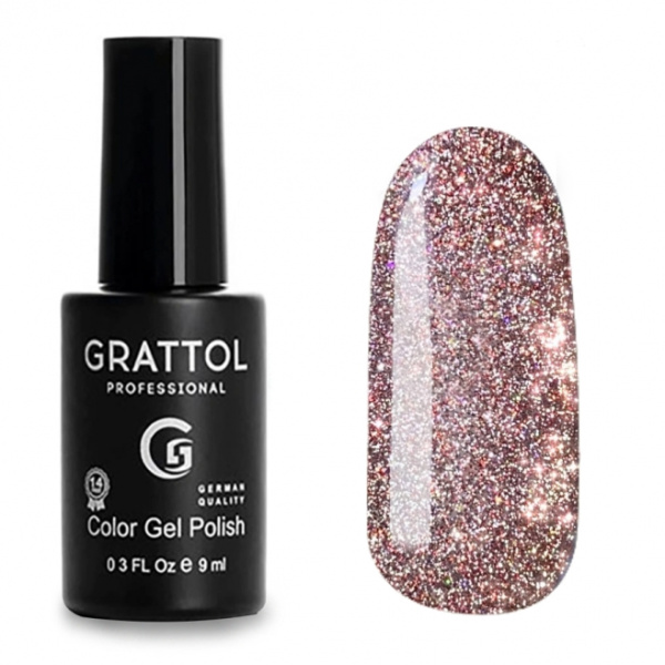 Гель-лак Color Gel Polish Bright Cristal 02 9 мл Grattol