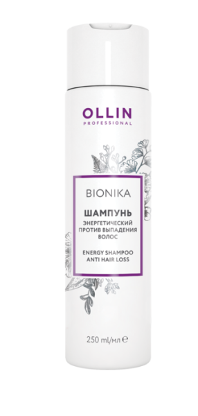 Шампунь энергетический против выпадения волос 250 мл OLLIN BioNika