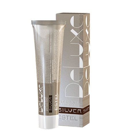 Крем-краска DeLuxe Silver 10/74 светлый блондин коричнево-медный для 100% седины