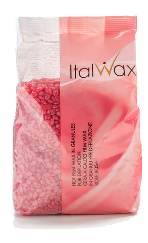 Воск горячий пленочный в гранулах Роза 500 гр ITALWAX