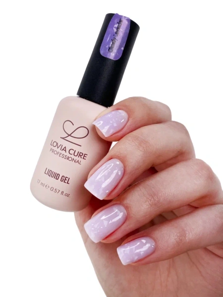 Полигель-архитектор 4 в 1 UV/LED Liquid Gel Ghostly Lavender 17 мл, LOVIA CURE
