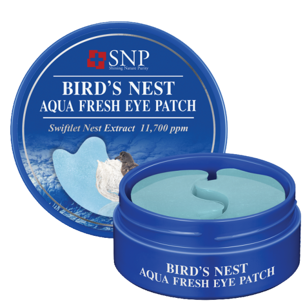 Увлажняющие патчи для области вокруг глаз Bird's Nest Aqua Eye Patch 60шт SNP 