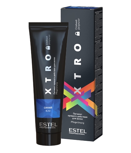 Пигмент прямого действия для волос ESTEL XTRO синий 100 мл 