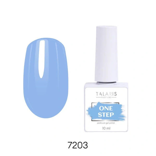 Гель-лак однофазный №7203 ONE STEP Pedicure gel polish,10мл  Runail