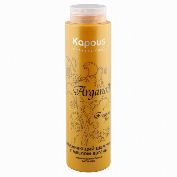 Увлажняющий шампунь с маслом арганы «Arganoil» 300 мл Kapous