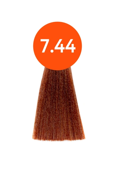 Крем-краска для волос "N-JOY" 7/44 русый интенсивно-медный, 100мл Ollin
