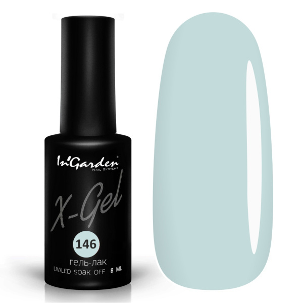 Гель-лак InGarden X-Gel №146 Аквамарин