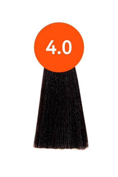 Крем-краска для волос "N-JOY" 4/0 шатен, 100мл Ollin