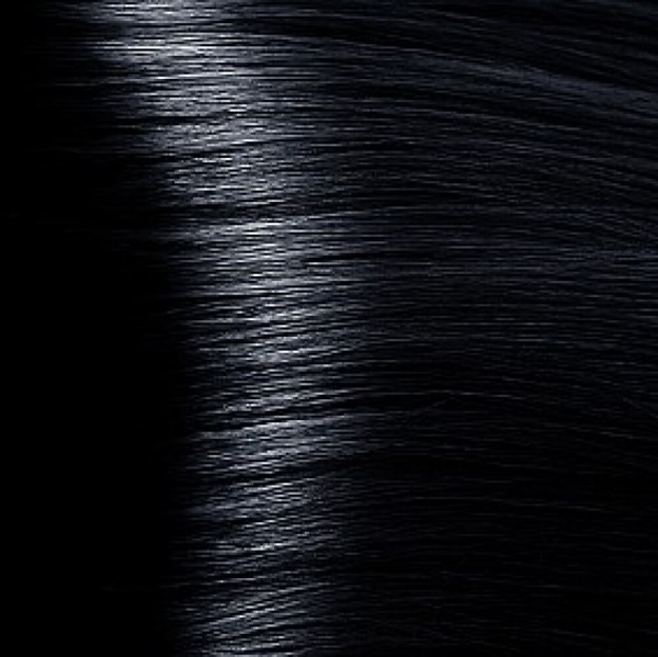 Крем-краска для волос 1.1 иссиня черный  “Hyaluronic acid”, 100мл Kapous