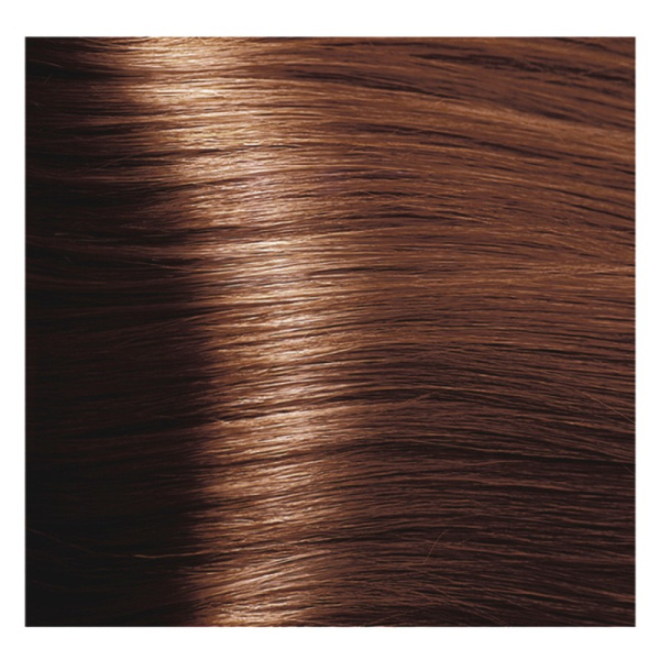 Крем-краска для волос 6.43 Темный блондин медный золотистый “Hyaluronic acid”, 100мл Kapous