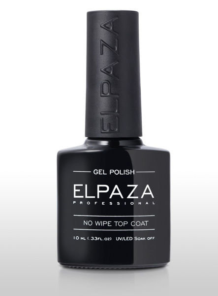 Каучуковый Топ без липкого слоя No Wipe Rubber Top Gel 10мл. Elpaza