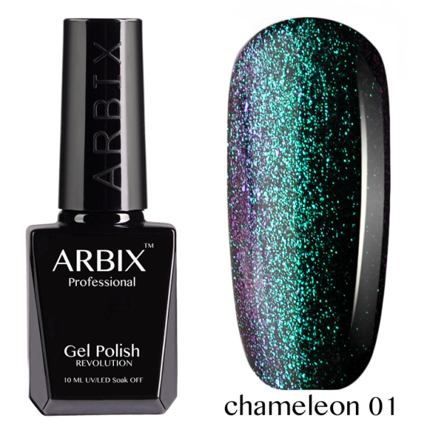 Гель-лак CHAMELEON 01  10 мл Arbix 