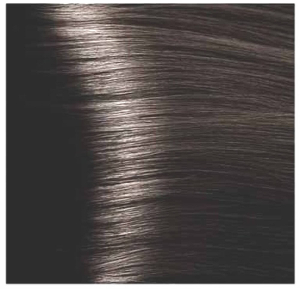 Крем-краска для волос 5.07 Светлый коричневый натуральный холодный “Hyaluronic acid”, 100мл Kapous