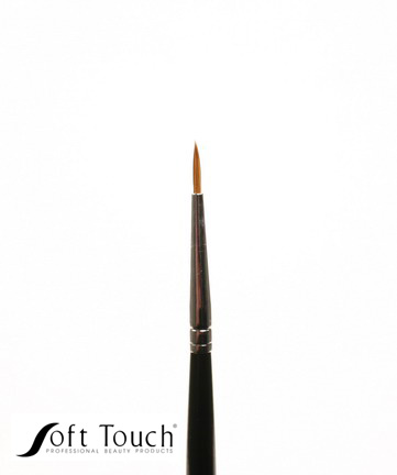 Кисть для подводки Eyeliner Brush в индивидуальной тубе Soft Touch 