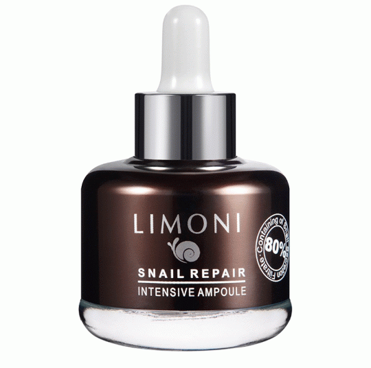 Сыворотка для лица восст. с экстрактом секреци улитки Snail Repair Intensive Ampoule 25ml Limoni