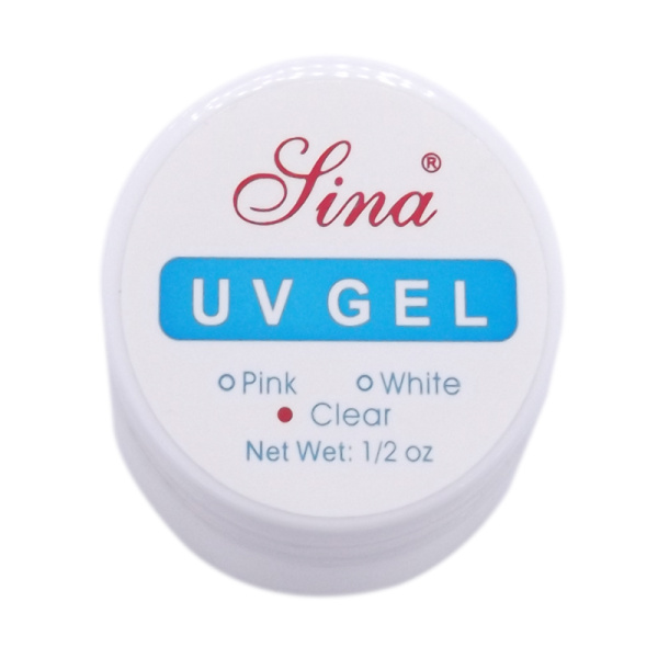 Гель UV для наращивания ногтей прозрачный Lina 15 мл