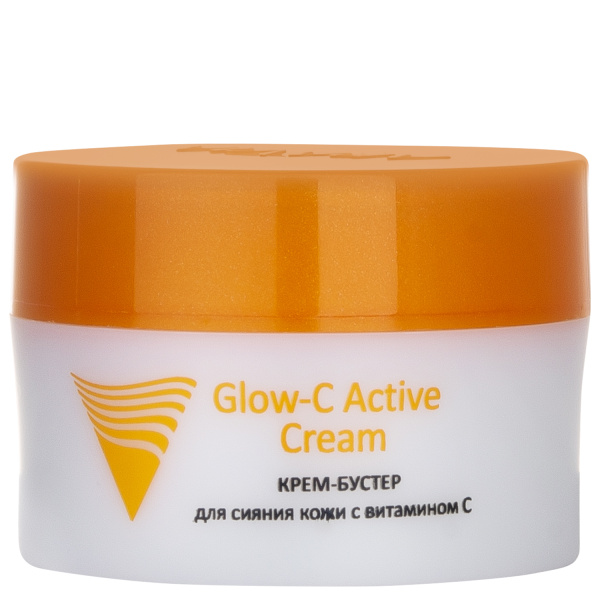 Крем-бустер для сияния кожи с витамином С Glow-C Active Cream, 50 мл ARAVIA Professional