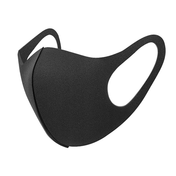 Защитная спонж-маска в индивидуальном пакете черная