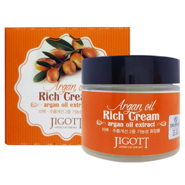 Омолаживающий крем с экстрактом арганового масла Jigott Argan Rich Cream 70мл