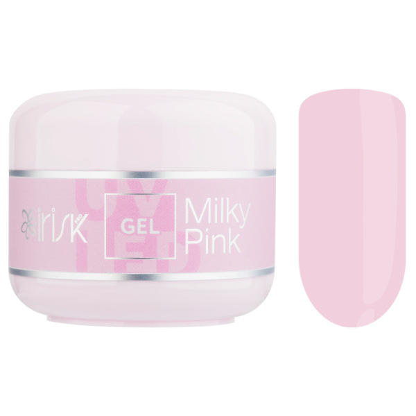 Камуфлирующий гель для наращивания 04 Milky Pink, 15мл Limited collection Irisk