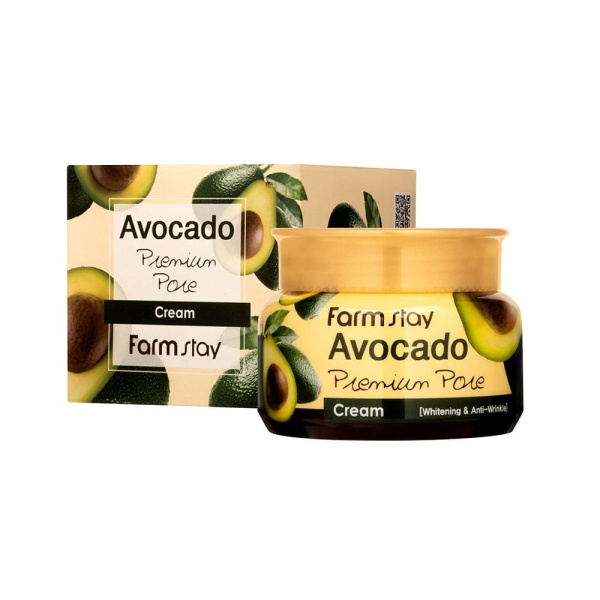 Крем-лифтинг с экстрактом авокадо - Avocado premium pore cream 100 мл Farmstay 