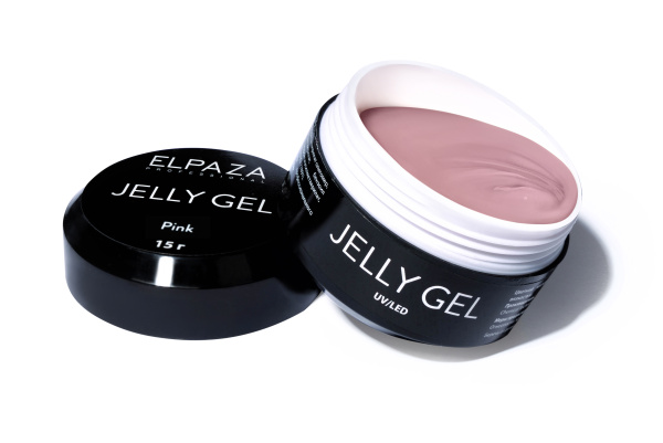 Моделирующий гель-желе Pink Jelly Gel 15 мл Elpaza
