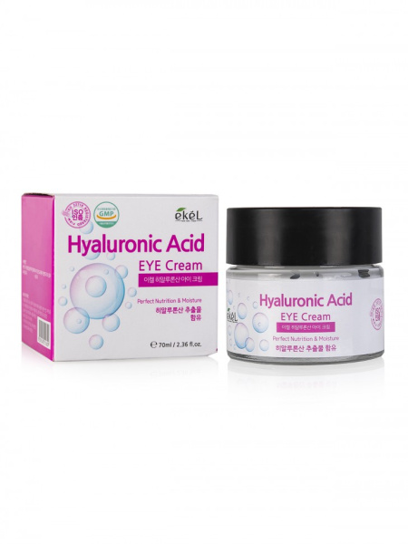 Ультраувлажняющий крем для век с гиалуроновой кислотой Eye Cream Hyaluronic Acid 70мл Ekel 