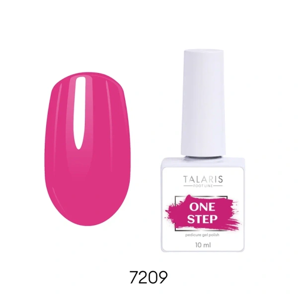 Гель-лак однофазный №7209 ONE STEP Pedicure gel polish,10мл  Runail