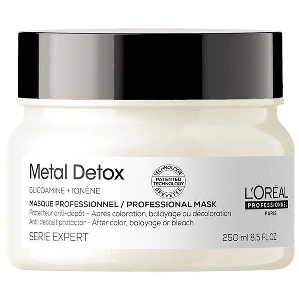 Маска L'Oreal Professionnel Metal Detox для восстановления окрашенных волос, 250 мл