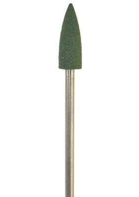 Фреза полировщик 6 мм зеленый 240 грит для аппаратного маникюра