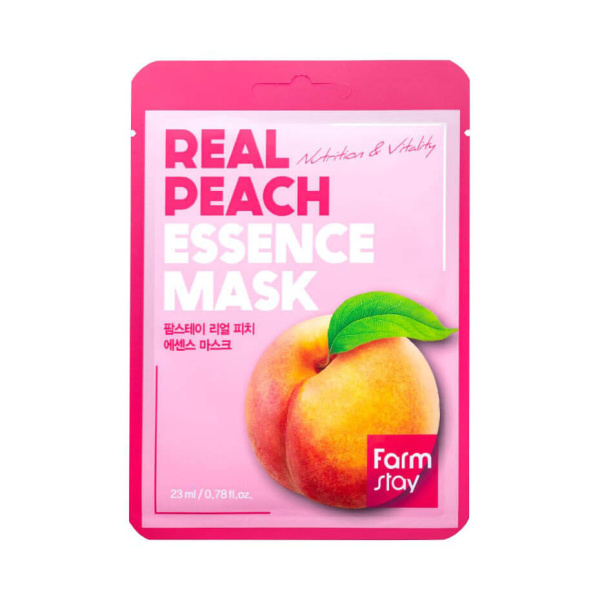 Маска для лица Real Peach Essence Mask 1шт Farmstay
