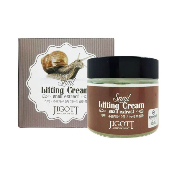 Лифтинг-крем с улиточным муцином Snail Lifting Cream 70мл Jigott 