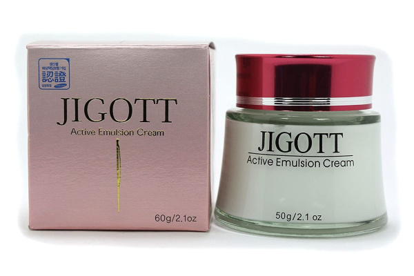 Крем для лица двойное увлажнение Active Emulsion Cream 50мл Jigott 