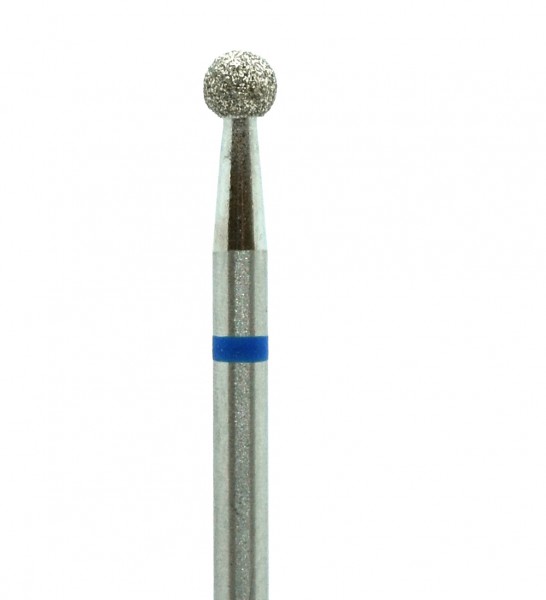 Фреза алмазная шар 3,1 мм средний абразив (синяя)  "Major"