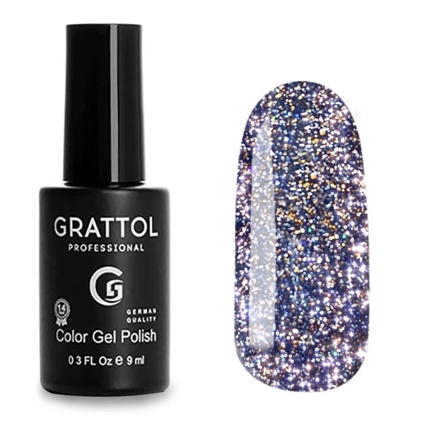 Гель-лак Color Gel Polish Bright Star 08 9 мл Grattol