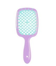 Щетка массажная для легкого расчесывания волос Фиолетово-голубая