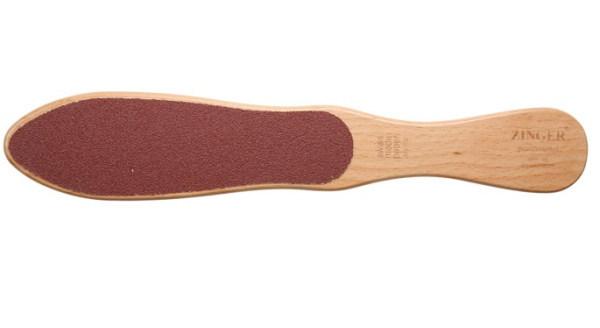 Терка наждак деревянная в форме стопы (WFF-04) Zinger 