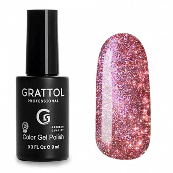 Гель-лак Color Gel Polish Bright Cristal 04 9 мл Grattol