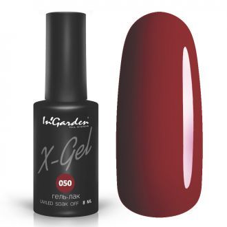 Гель-лак InGarden X-gel №050 Вишневый красный цвет