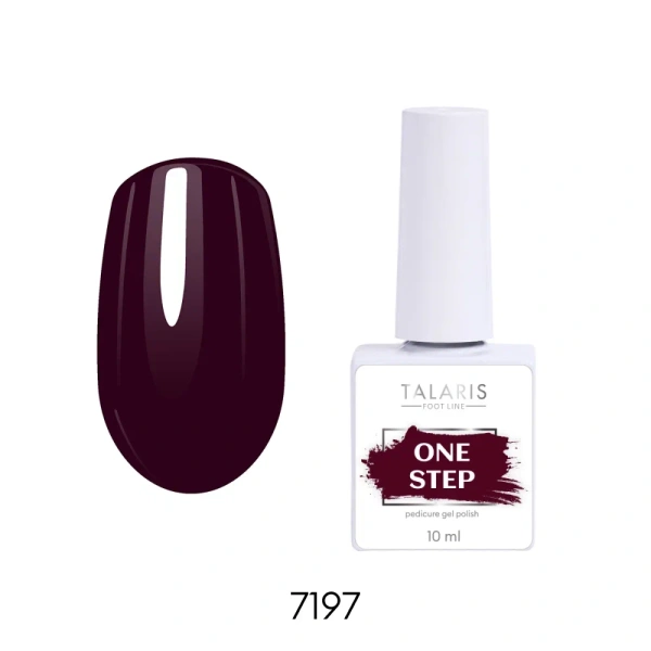 Гель-лак однофазный №7197 ONE STEP Pedicure gel polish,10мл  Runail